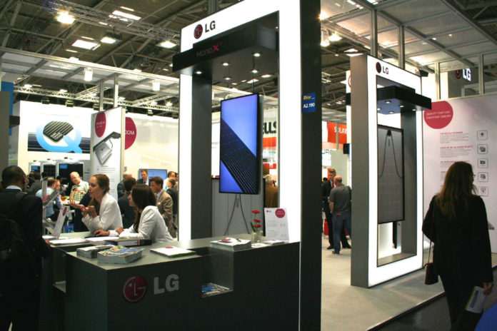 LG auf der Intersolar 2014