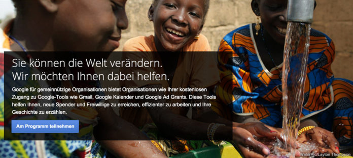 „Google für Non-Profits“