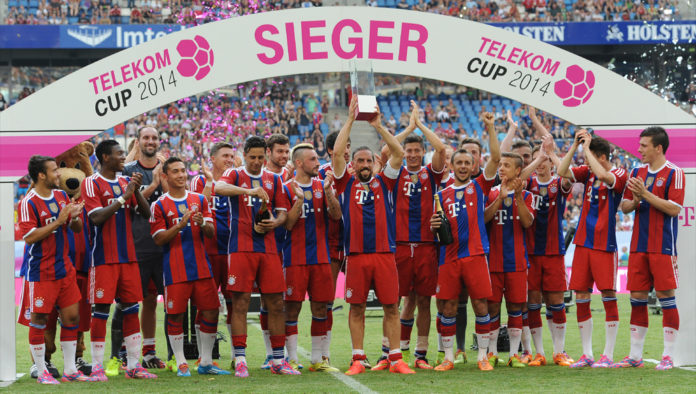 Bayern München sicherte sich den Telekom Cup 2014